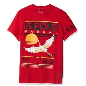 Southpole Authentic Collection 91 red graphic t-shirt